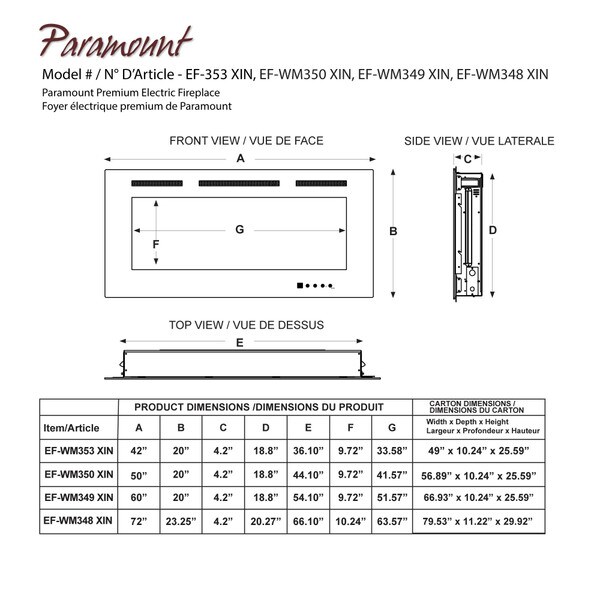 Smart Premium Electric Fireplace